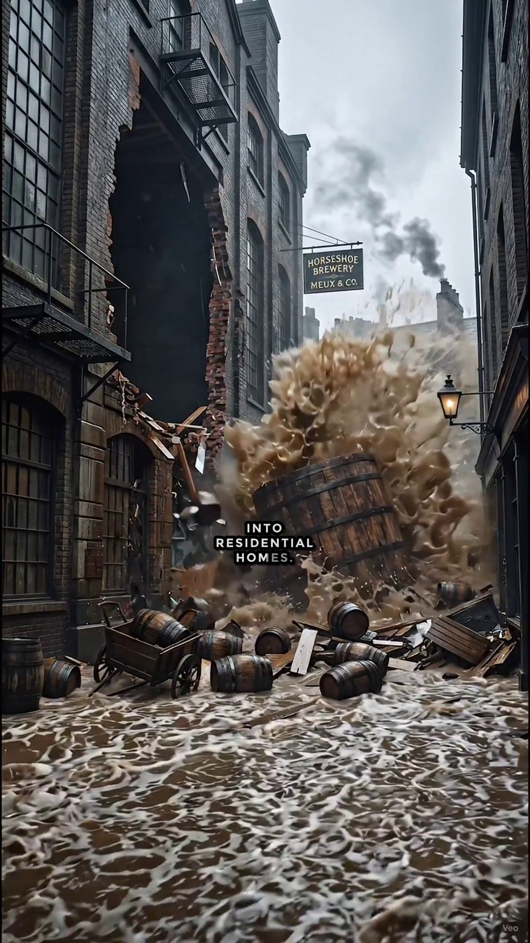 Vertikales Werbevideo eines Produkts mit Untertiteln